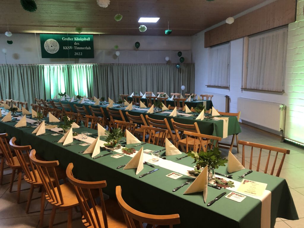 Festsaal beim Königsball 2022