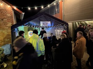 Andrang beim Bogenschießen